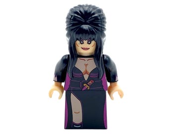 Elvira Horror Classic Cult Movie Custom Mini Block Figure Mistress of The Dark Assembled Figure