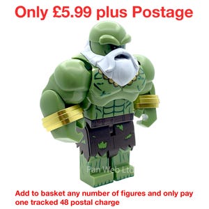 New Maestro Bigger Custom Mini Action Figure Super Villian Posable Figure Mini Hand Assembled Bigger Hulk