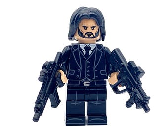 Classic Movie John Wick Mini Custom Figure Mini Block Figure