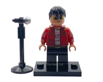 Michael J Mini Custom Figure Beat It Assembled MJ Mini Block Figure
