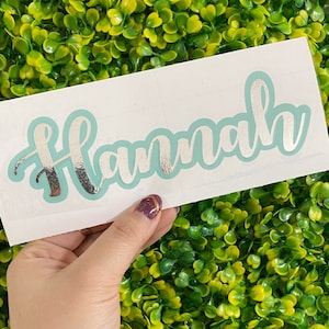 Name Sticker / Custom Vinyl Name Decals / Yeti Name Decals / Tumbler name decal / Yeti Sticker / Tumbler Sticker / Name Decal