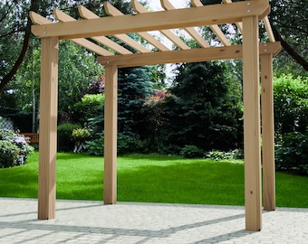 Plans for Wooden Garden Pergola 10ft x 12ft DIY Digital Woodwork Plans Download Only US Imperial Inches Excludes Materials