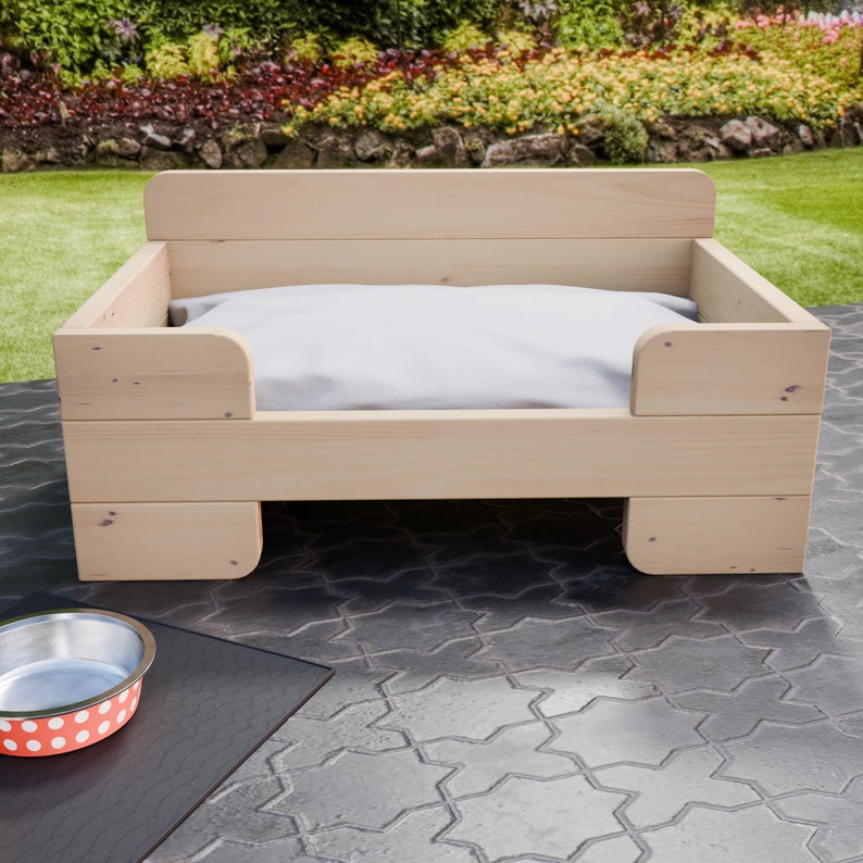 Raised Dog Bed With Side Access 120cm X 70cm Woodwork Plans Digital PDF