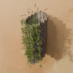 Pläne für recyceltes Palettenholz Gartenwand Pflanzer DIY Digitale Holzarbeitspläne Nur UK Metric mit Cut Lists