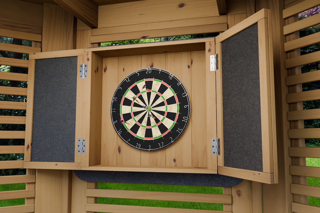 Plans for Wooden Dartboard Wall Cabinet 33