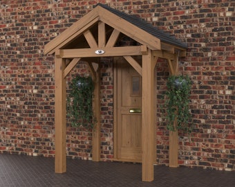 Plans for Wooden Porch Shelter 1.5m x 2m Digital Woodwork Plans Download Only UK Metric Countryside Style Excludes Materials