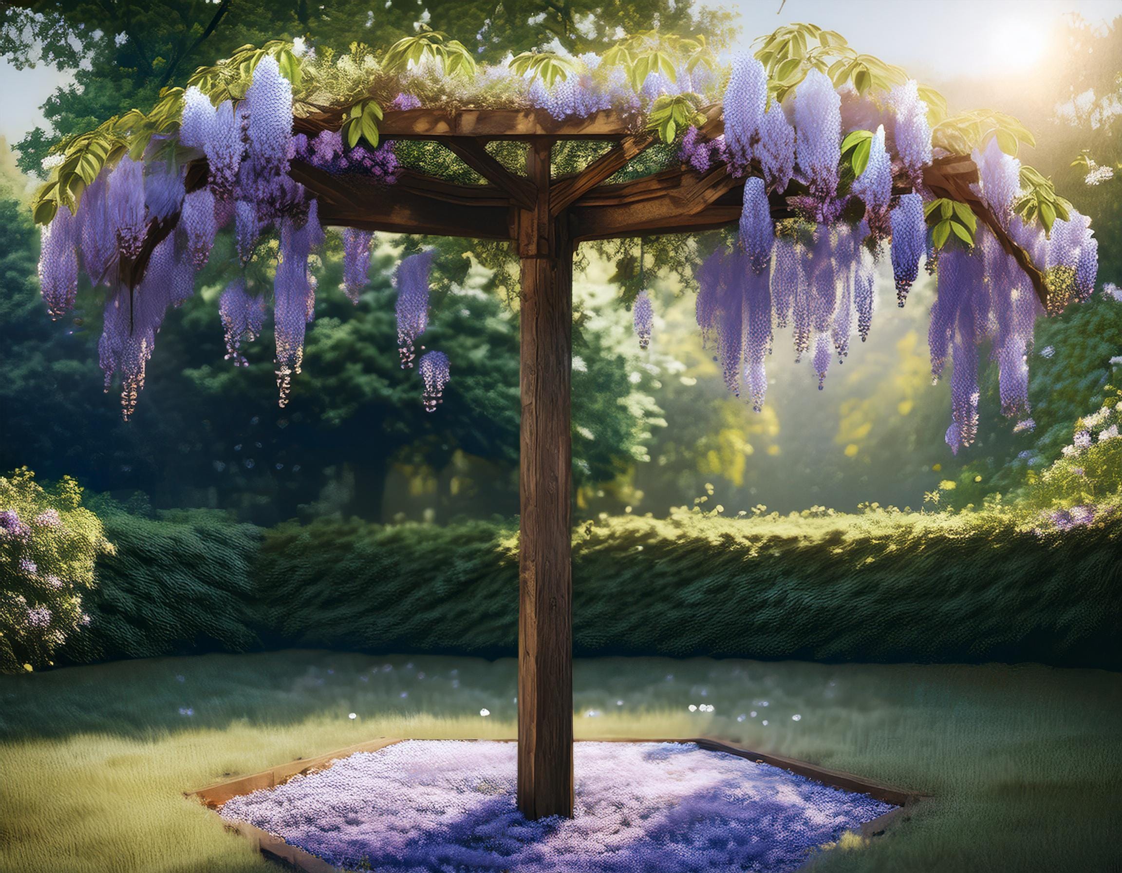 Plans for Amazing Wisteria Umbrella Frame 6ft x 6ft spread 8ft height DIY Digital Woodwork Plans Only US Imperial with Cut Lists