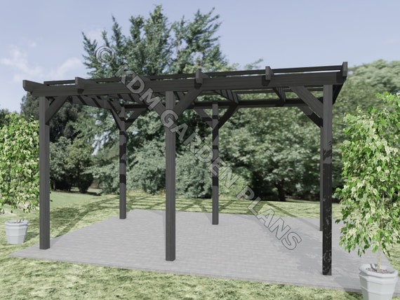 Wooden Garden Pergola 2.5mx4m DIY 