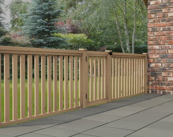 DIY Wooden Garden Fence & Gate Plans, Modular System (Digital Download)