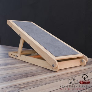 Plans for Adjustable 15cm to 60cm Small Dog Pet Ramp DIY Carpentry Digital Woodwork Plans Download Only UK Metric Excludes Materials image 5