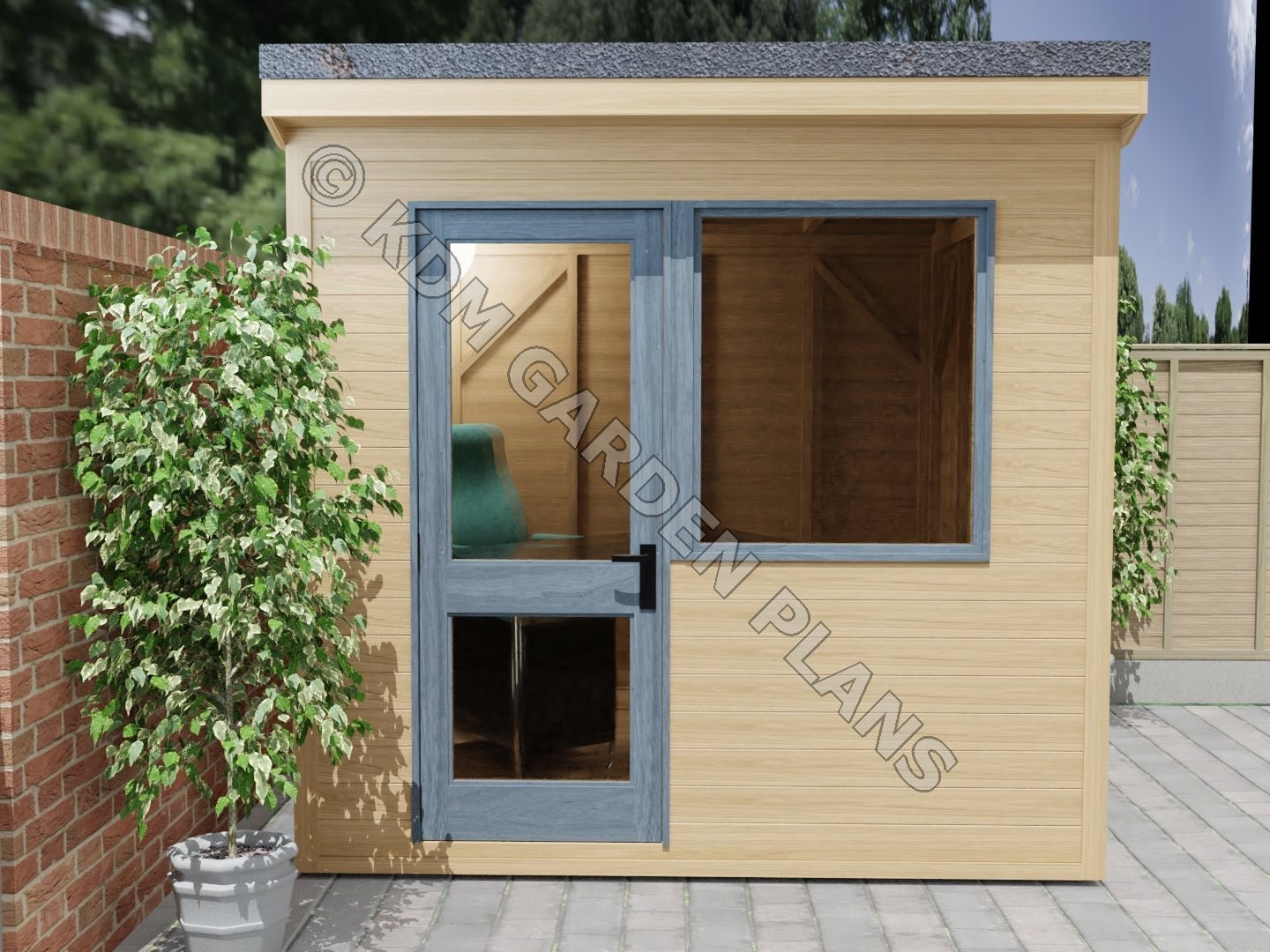 Home Garden Office Build Plans Instructions 2.6m X 2.6m Summer Etsy UK