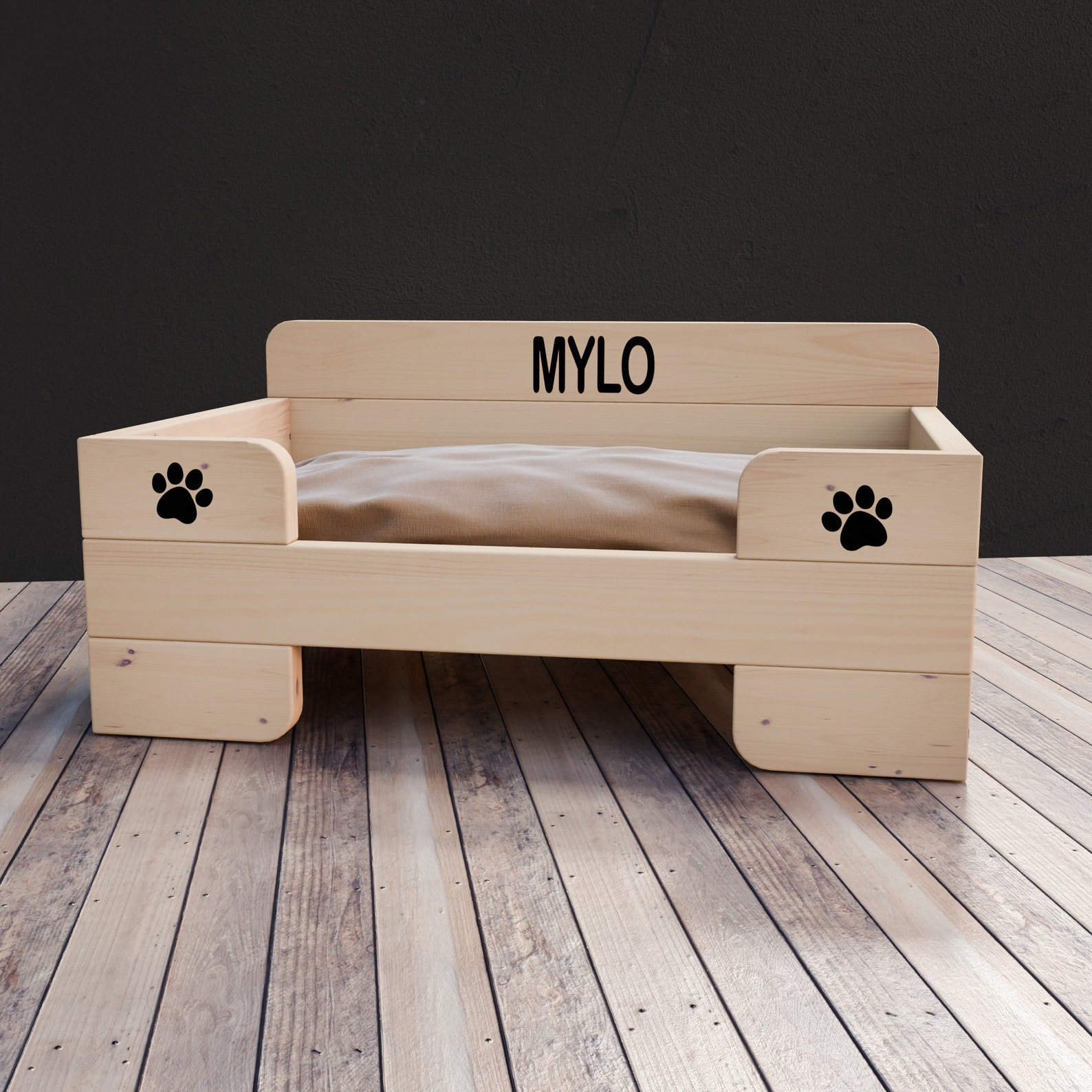 Raised Dog Bed With Side Access 120cm X 70cm Woodwork Plans Digital PDF