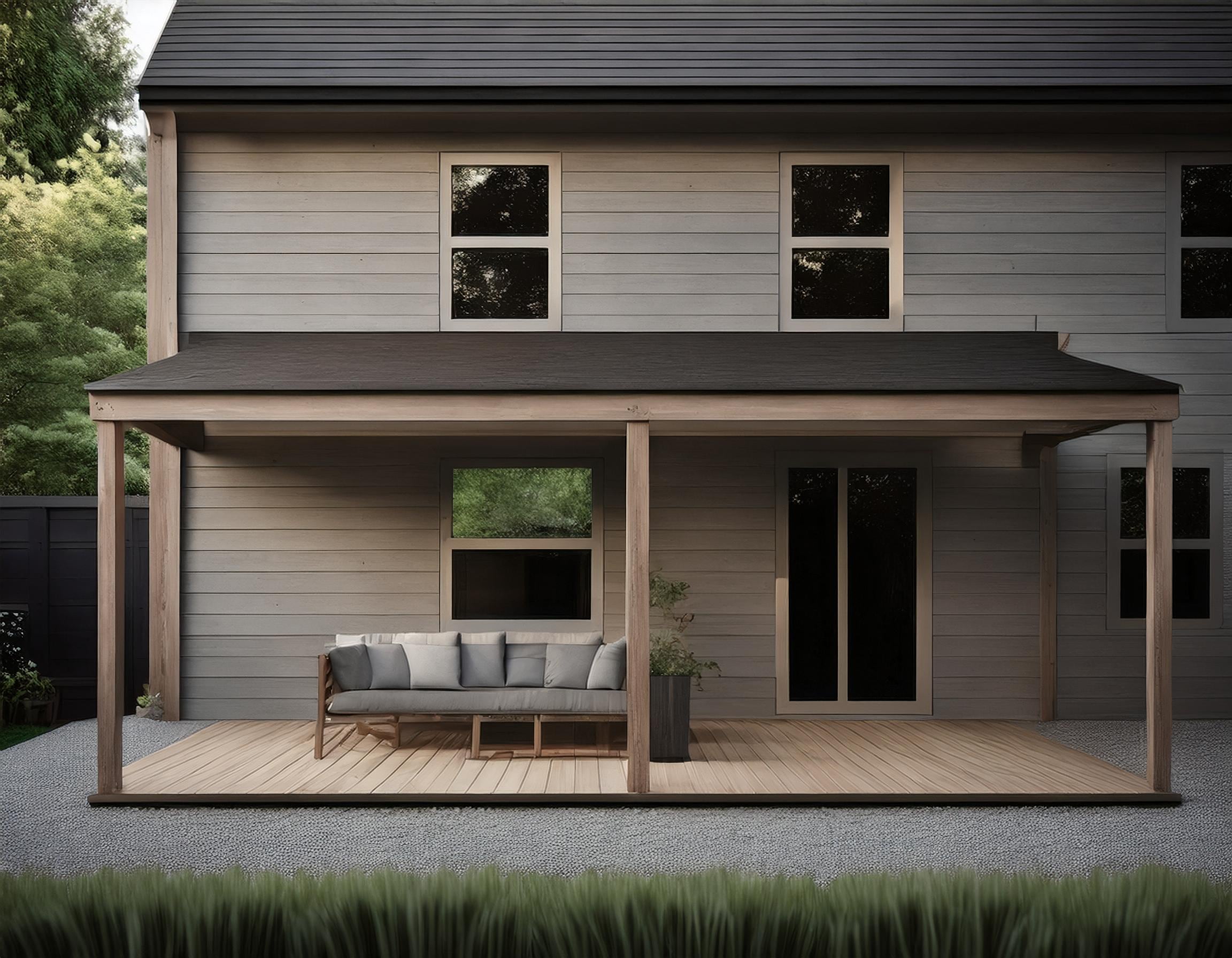 Plans for Wooden Garden Lean To Patio Shelter 6.7m x 3.4m  (22ft x 11ft) Digital Woodwork Plans Download Only UK Metric with Cut Lists