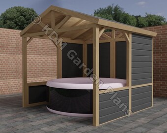 Hot tub cheap shelters