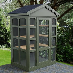Woodwork Plans 4ft x 5ft with Base Floor Country Garden Border Greenhouse Digital Plans Download Only US Imperial with Cut Lists