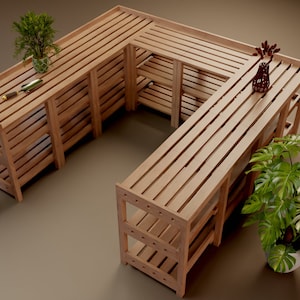 Plans for Greenhouse Staging Easy Build Plans DIY Digital Woodwork Plans Only USA Imperial Inches with Cut Lists