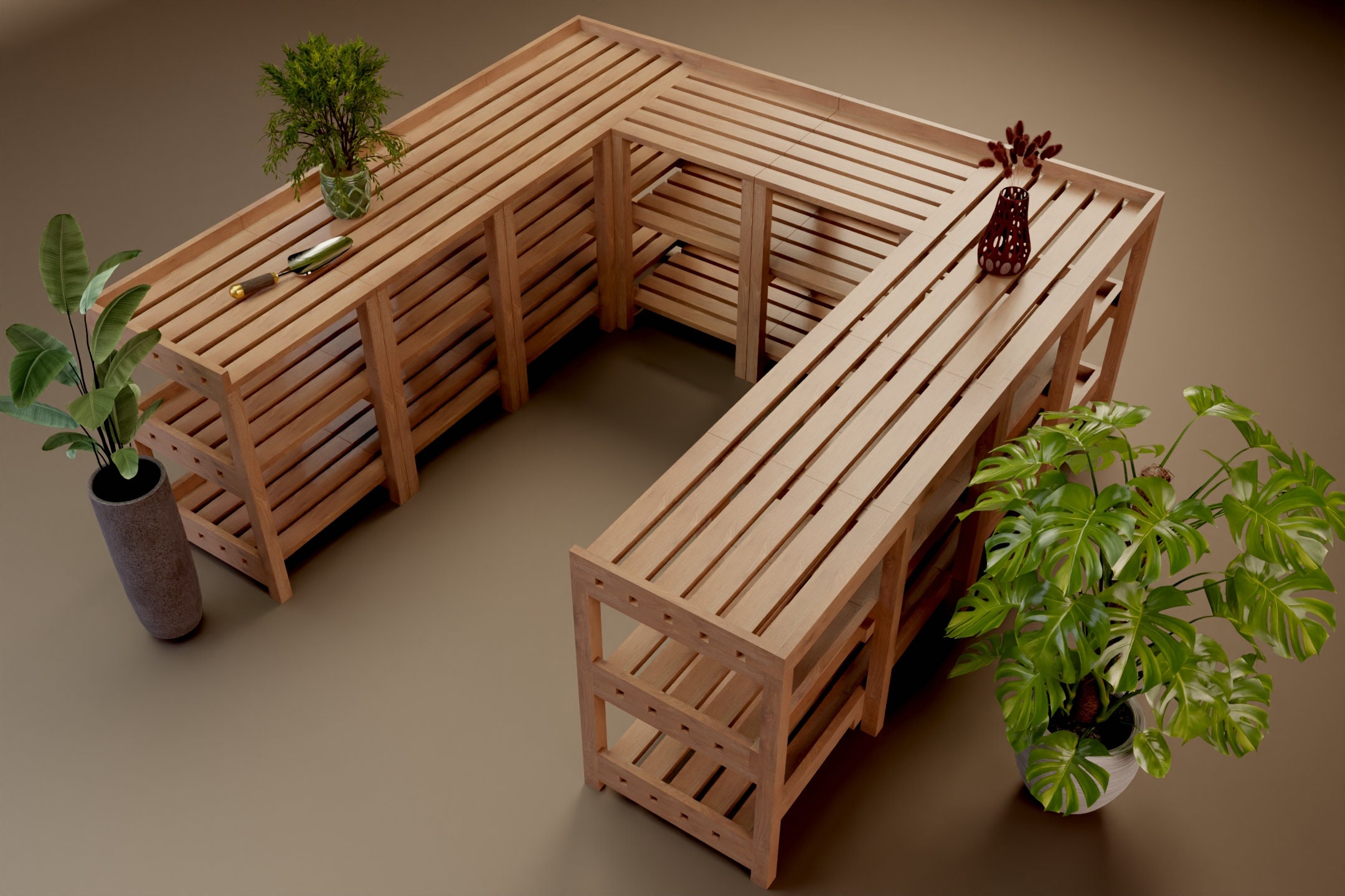 Plans for Wooden Greenhouse Staging Easy Build Plans Digital