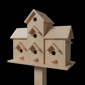 Plans for Wooden Garden Seven Bird Box House Build Plans Do It Yourself Digital Woodwork Instructions Only US Imperial Excludes Materials