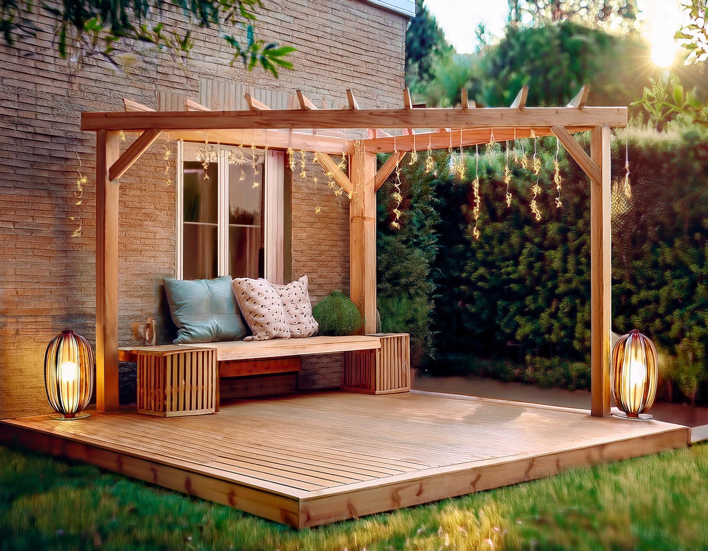 Mobile Gabbiani Volanti In Legno - Decorazione Soffitto Per Interni Ed Esterni, Casa O Balcone - Foto 3