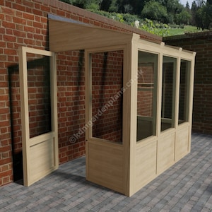 Plans for Wooden Lean To Greenhouse Digital Woodwork Plans Download Only UK Metric with Cut Lists