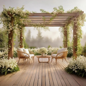 Plans for Wooden Garden Pergola 3.6m x 3.6m (12ft x 12ft) DIY Digital Woodwork Plans Download Only UK Metric with Cut Lists