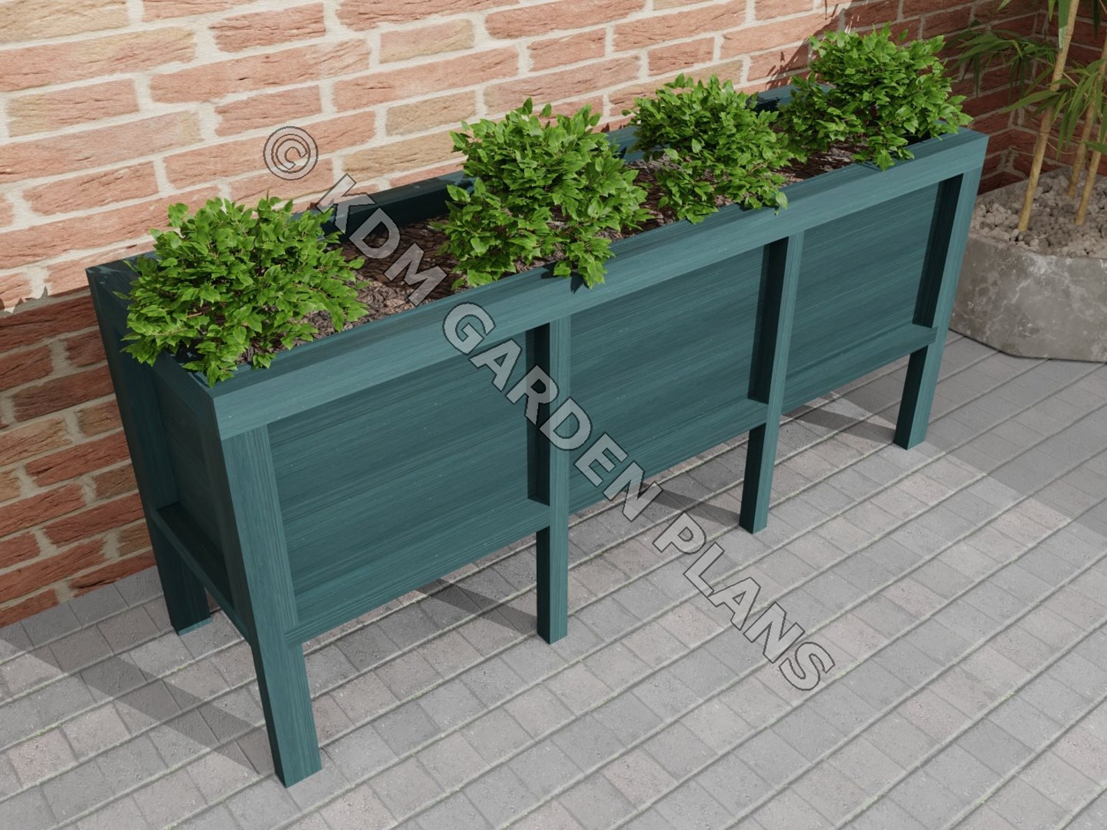 Woodwork Plans for Vegetable Grow Box 1.8m 220 Ltr plans Etsy