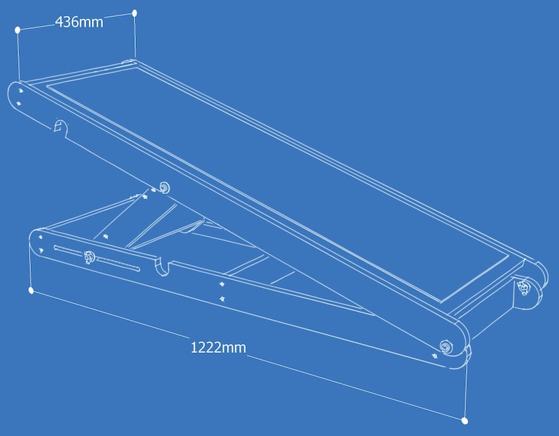 Plans for Adjustable 15cm to 60cm Small Dog Pet Ramp DIY Carpentry Digital Woodwork Plans Download Only UK Metric Excludes Materials image 10