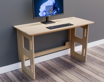 Plans for Limited Space Folding Wall Office Craft Desk 115cm long x 50cm wide x 70cm Digital Woodwork Plan Only UK Metric with Cut Lists