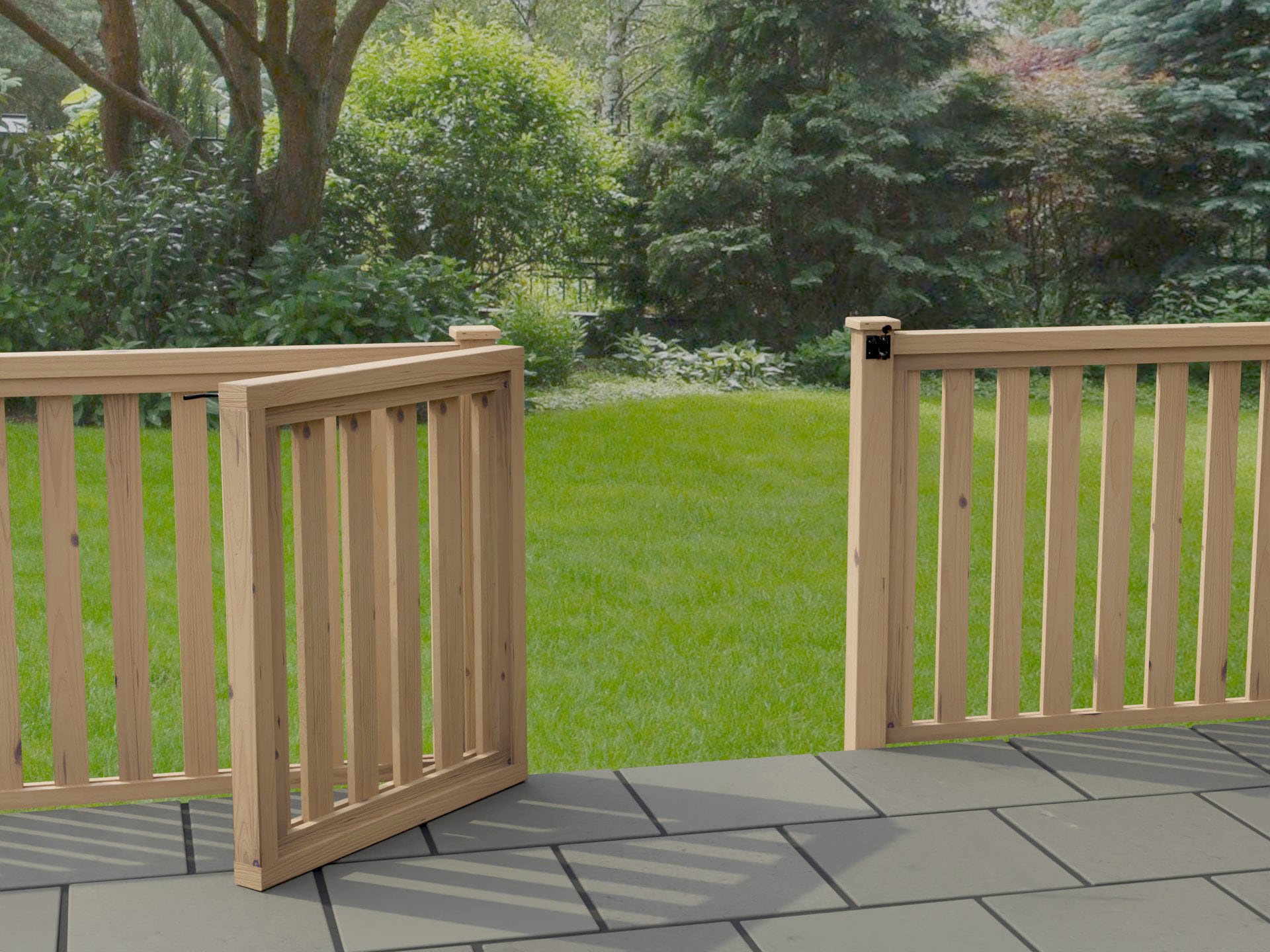 Modular Garden Fencing And Gate System 950mm High Diy Etsy