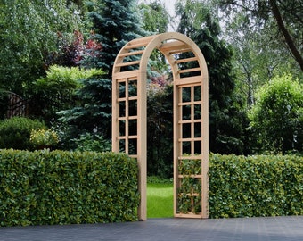 Plans for Wooden Garden Arbour Archway for Climbing Plants DIY Digital woodwork plans only UK Metric Version Excludes Materials