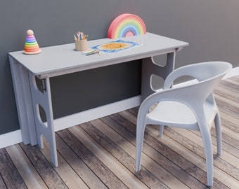 Projeto de mesa dobrável de parede, faça você mesmo para espaços pequenos (PDF)