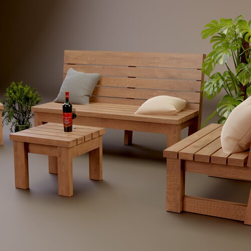 Outdoor Garden Patio Furniture Build Plans Do It Yourself Etsy