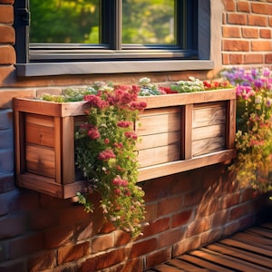 Pläne für Fensterkasten-Planer aus Holz 1,2 m (4 ft) DIY Digitale Holzarbeitspläne Nur UK Metric mit Cut-Listen