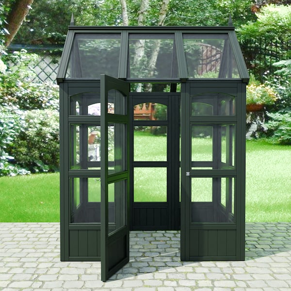 Woodwork Plans 4ft x 6ft Country Garden Border Greenhouse Digital Woodwork Plans Download US Imperial  with Cut Lists Opening Windows