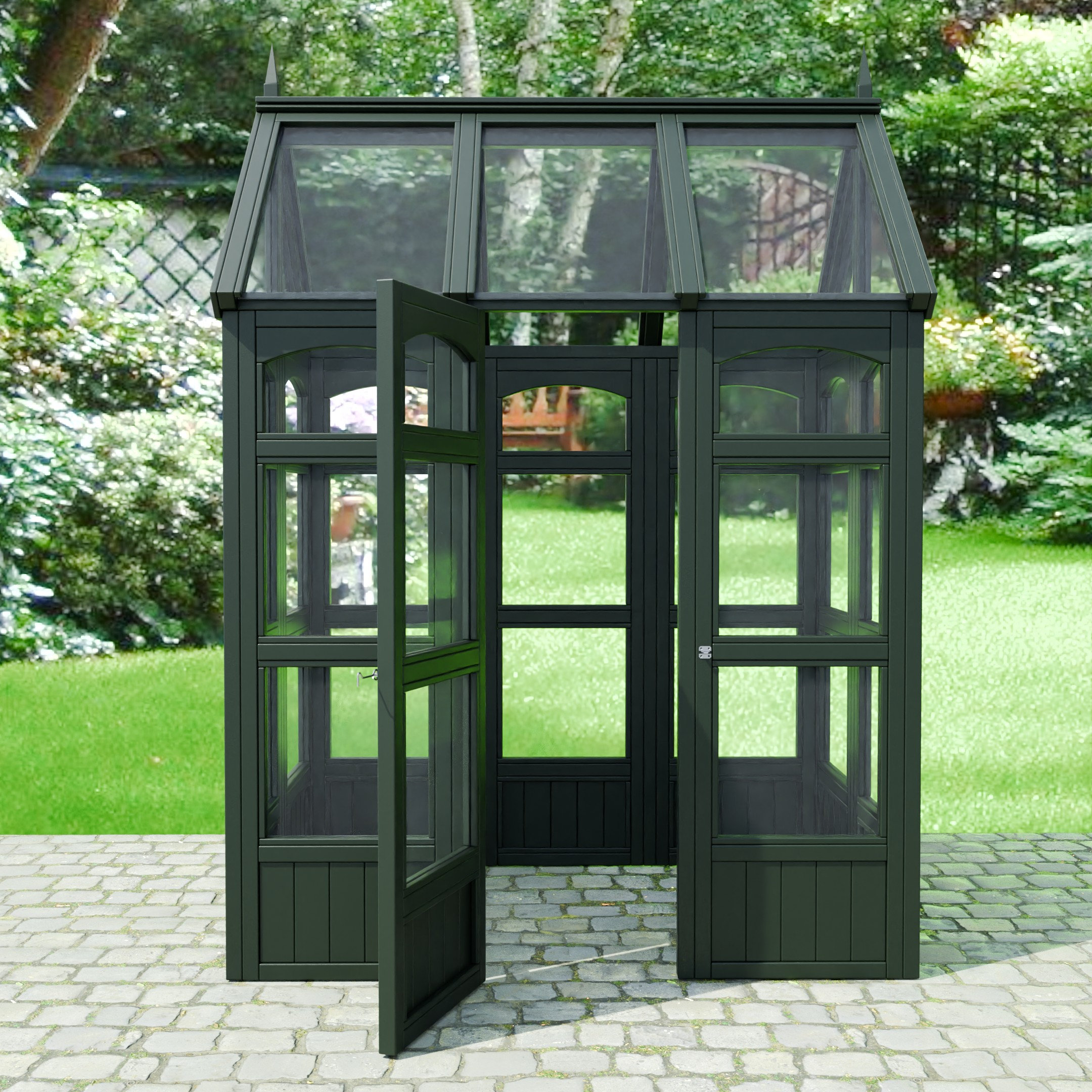 Woodwork Plans 4ft x 6ft, 4ft x 8Ft or 4ft x 10Ft  Country Garden Border Greenhouse Digital Plans Download Only US Imperial with Cut Lists