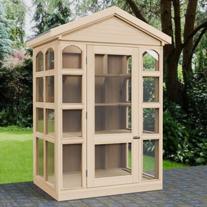 Woodwork Plans 4ft x 5ft with Base Floor Country Garden Border Greenhouse Digital Plans Download Only US Imperial with Cut Lists