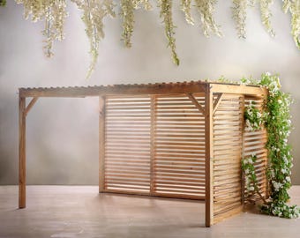 Plans for Wooden Garden Shelter 2.5m x 3.6m Barbeque BBQ Kitchen Shelter Digital Woodwork Plans Download Only UK Metric with Cut Lists