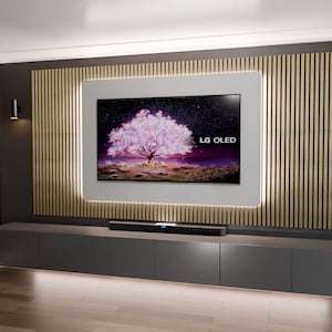 Plans for Media Wall Easy Step By Step Plans 45 to 85 Tv DIY Digital Woodwork Plans Only US Imperial Easy Build Excludes Materials image 5