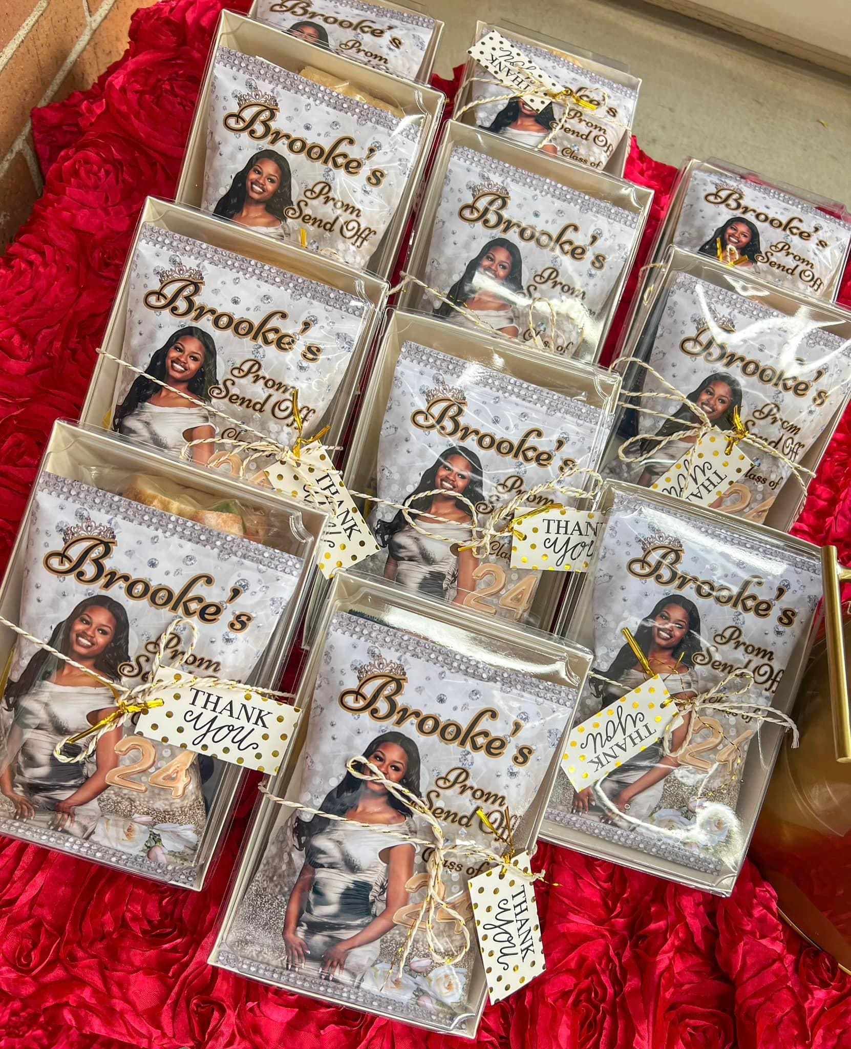 Class of 2025 Personalized Prom Potato Chip Favors, Custom Prom Snack Candy, Graduation Hershey Bar Wrappers, Prom Favors, Grad Treat Bags