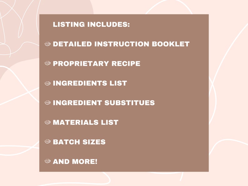 Lip Gloss Base Recipe Formulated by Chemist Create a Etsy