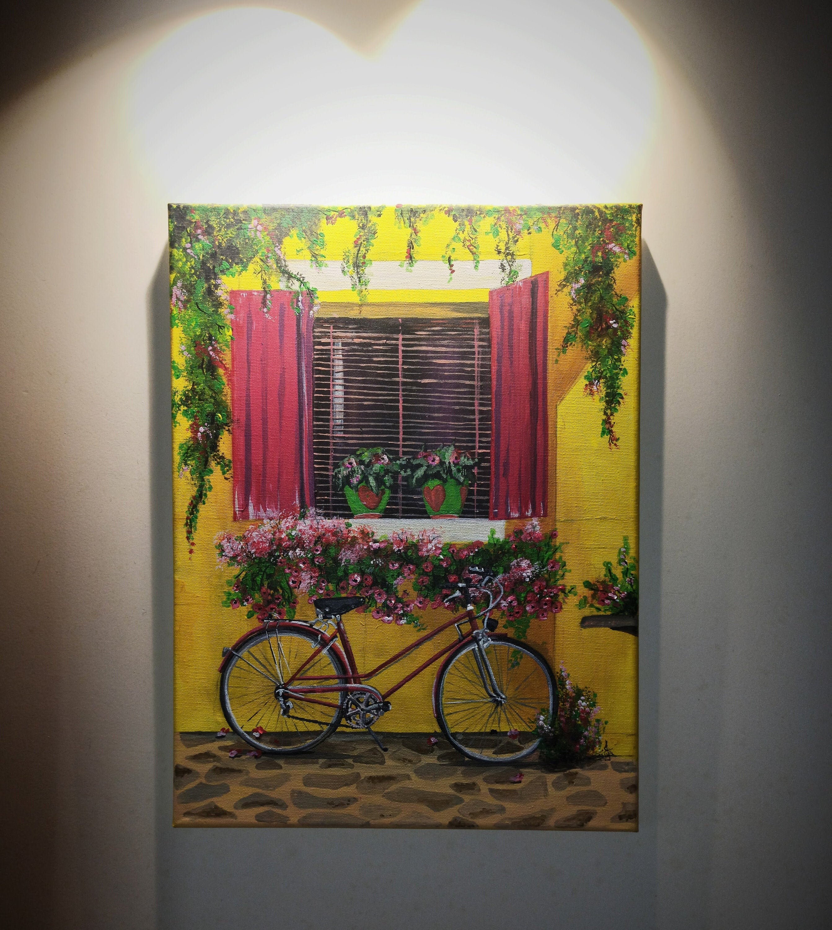 Perky Florale Fenstermalerei an einem sonnigen Tag - Etsy