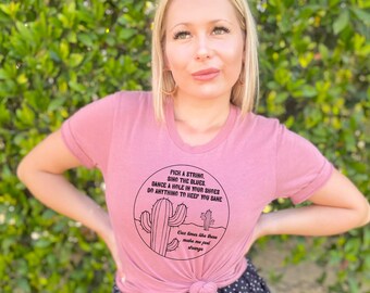 Miranda Lambert Lyrics Shirt, Western Cowgirl Concert Tee