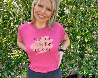 Miranda Lambert Tee, Way Too Pretty For Prison, Country Music