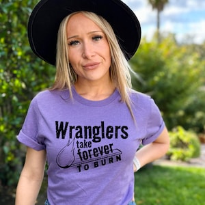 Chemise Miranda Lambert, cartes postales du Texas, t-shirt graphique Wranglers, haut en jersey unisexe, vêtements de fan de musique, fan de Miranda