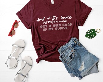 i got a wild card up my sleeve I Got A Wild Card up My Sleeve Insulated Cup Cozy + Can Cooler + Cowgirl Style + Beverage Holder + Unique Gift + Miranda Lambert + Wedding