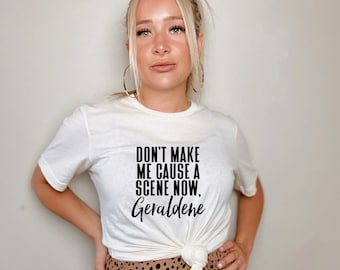 Geraldene Country Music Shirt, Miranda Lambert Lyrics Tee
