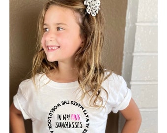 Miranda Lambert Youth Shirt, Pink Sunglasses Graphic Tee