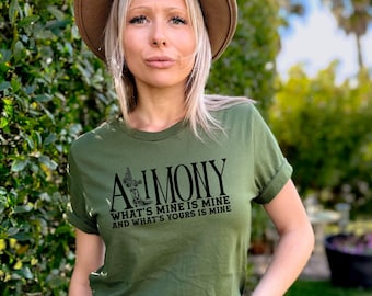 Miranda Lambert Shirt, Alimony Lyric Tee, Country Music Fan Apparel