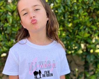Miranda Lambert Kinder Shirt, wenn ich ein Cowboy war, Country Tee