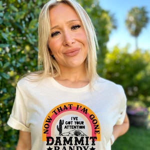 Camiseta Miranda Lambert Dammit Randy, camiseta para show de música country, camiseta unissex Western, camiseta gráfica Postcards from Texas, camiseta para show country